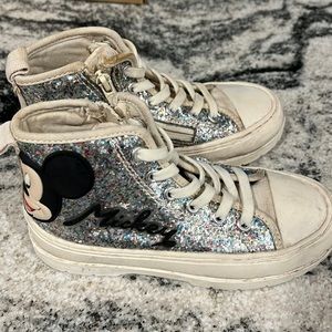 Zara Kids Disney Glitter Shoes